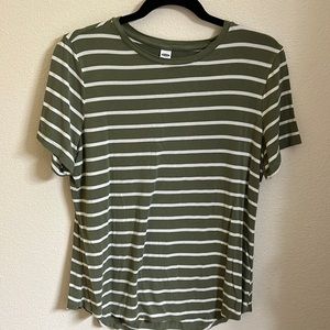 Striped luxe T-shirt